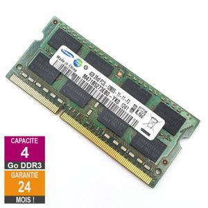 MÉMOIRE RAM Barrette Mémoire 4Go RAM DDR3 Samsung M471B5273EB0