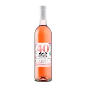 VIN ROSE STC - Bouteille Humoristique Rosé Cuvée spéciale 4