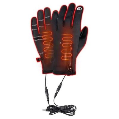 Gants Chauffants Électriques USB - Homme/Femme Hiver | Écran Tactile Anti-Dérapant | Pour Randonnée Ski Motocyclisme - 9
