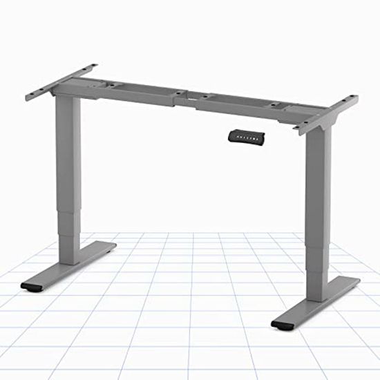 FLEXISPOT Bureau Assis Debout Électrique 120x60cm Avec Étagère - Réglable En Hauteur Blanc