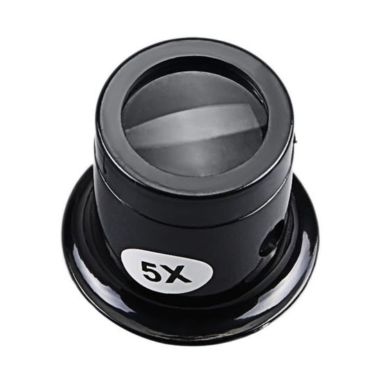Loupe Plastique Modélisme Horloger Bijoutier - Lentille Verre Minéral Grossissante 1 Pièce