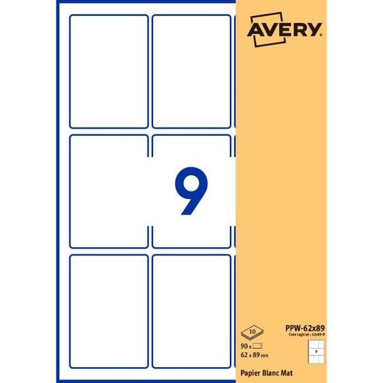 600 étiquettes Autocollantes Blanches 19x38mm - Étiquettes Adhésives Vierges Pour Rangement, Bureau, école, Bouteilles