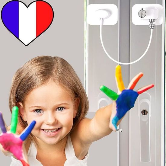 Sécurité Enfant Pour Fenêtres Et Portes - 2 Pièces Sans Perçage