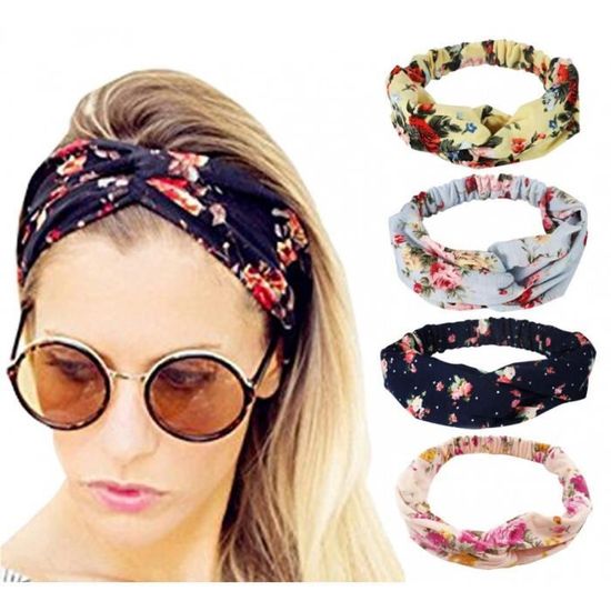 Lot De 2 Bandeaux Femme Boho Double Tressé élastique - Occasion, Style Décontracté, Parfait Pour Les Looks Bohèmes Ou Sportifs