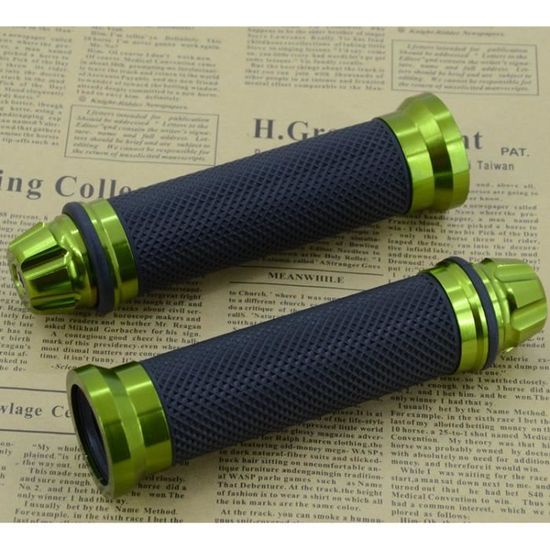 Poignet Moto 50cc Poignées Guidon Moto NICOLIE - Caoutchouc Gel 7/8' - Compatible Yamaha CRF YZF Cross Pit Bike - Multi Couleurs Poignées Moto 7/8 Pouces