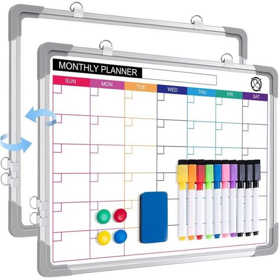 Previs Calendrier Magnétique Mensuel Pour Réfrigérateur A4 – Calendrier Magnétique – Organiseur