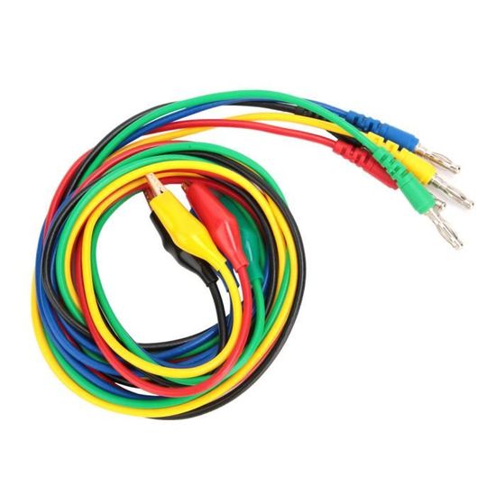 Clip Isolanti Alligatore 4 Mm Morsetto Coccodrillo Per Fili E Spina Banana - Foto 9