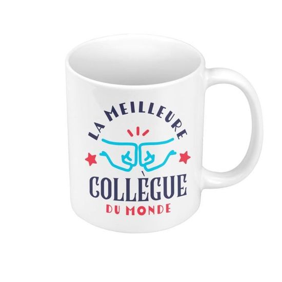 Mug - FABULOUS - La Meilleure Collègue du Monde - Céramique - Couleurs ...