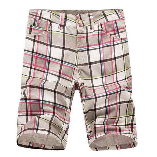 Bermuda homme online a carreaux
