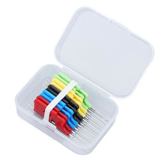 10 Pinces De Test Avec Câbles Pour Analyseur Logique - Crochets SOIC, Test Circuits Et Alimentations