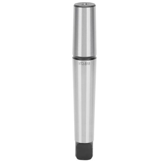 Adaptateur Morse Pour Mandrin De Perçage MT2-B18 - Acier Haute Teneur Carbone, Queue Plate, Pour Usinage Précis