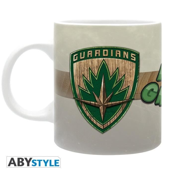ABYstyle MARVEL - Mug - 320 ml - -Groot- - subli - avec boîte x2, Universel, Unique, 0,32 L, Multicolore, France, 1 pièce(s)