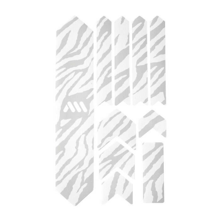 Lot de 10 kit protection de cadre All Mountain Style Extra Zebra - blanc - TU