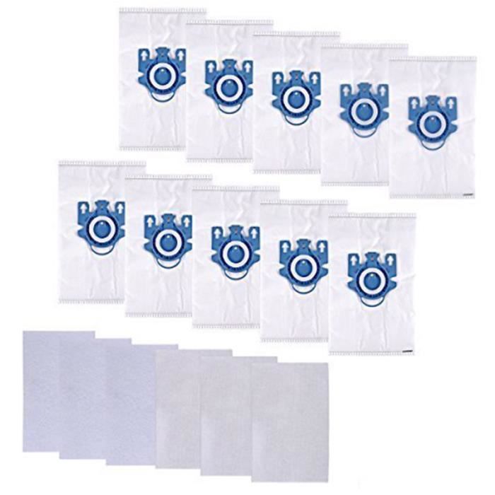 Sac Aspirateur HyClean 3D Efficiency GN de pour Miele Classic C1, Complete C2, C3 S2000, S5000, et S8000 Series Accessoires pour