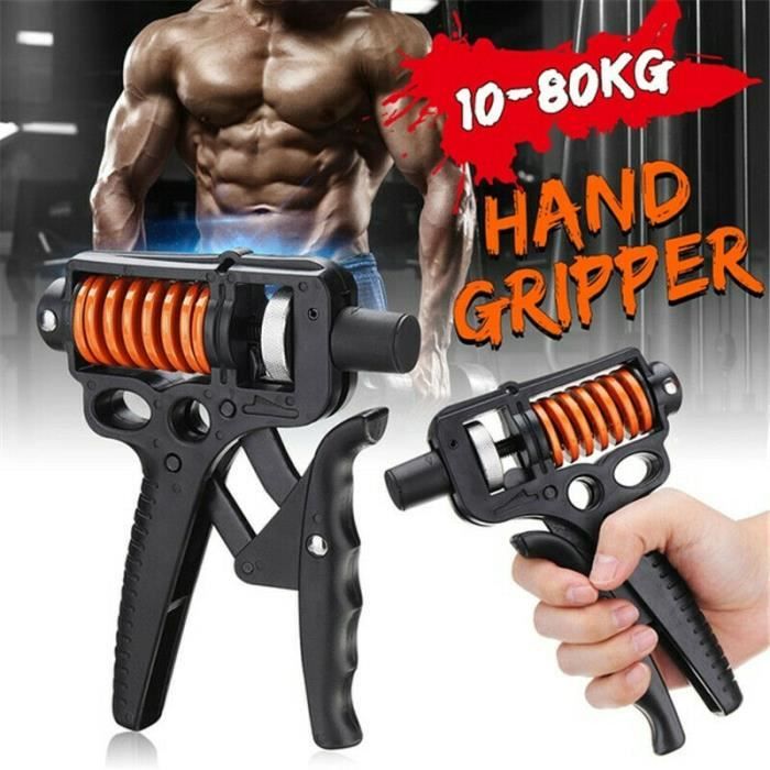 10-80KG Réglable Poignée Renfort Poignet Avant-bras Entraîneur Poignet Exerciseur
