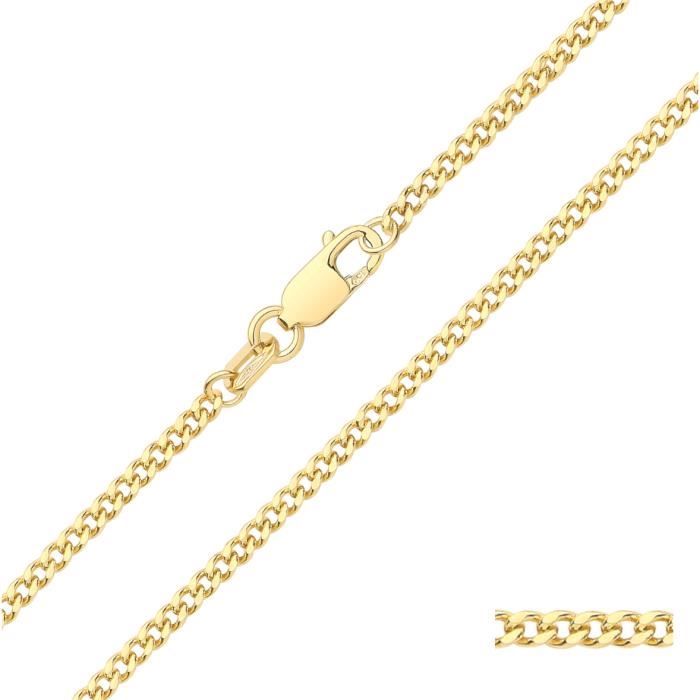 Chaine Courbe Homme-Femme Or 375-1000 - 41cm 45460