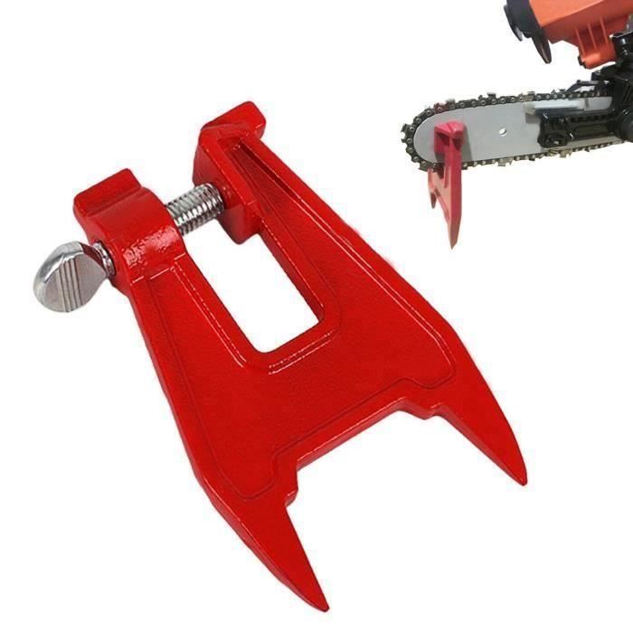 OUTIL MULTIFONCTIONS Étau de tronçonneuse Scie à chaîne Affûtage Barre d 'outils Clamp Tronçonneuse Accessoires 1998