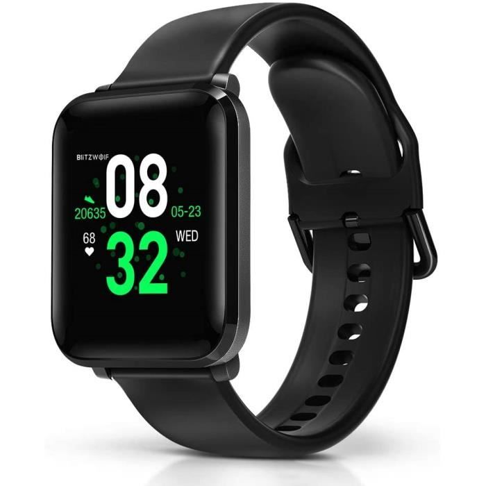 Smartwatch Hommes Femmes Enfants Étanche IP68 Moniteur de Sommeil Fréquence Cardiaque Podomètre Écran Tactile HD 1,3 Pouces Tracker