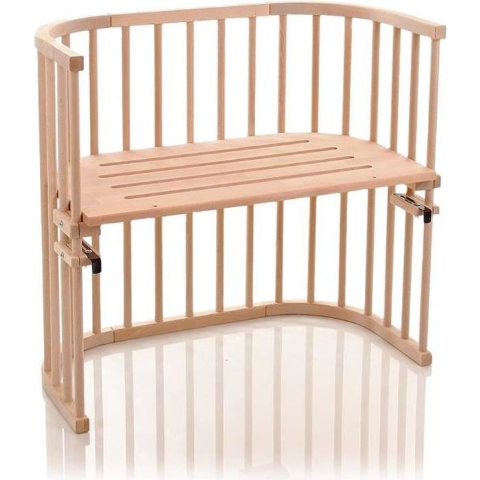 BabyBay ORIGINAL Lit Bébé Cododo, Lit d'appoint couleur bois Verni - nouvelle version