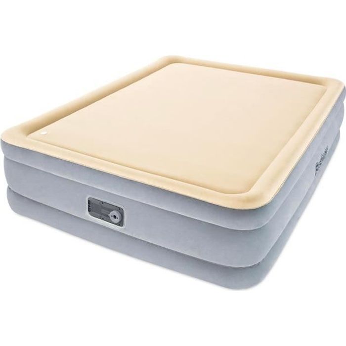 Matelas gonflable double Bestway 67486 152x203x46 en mousse à mémoire de forme Tritech