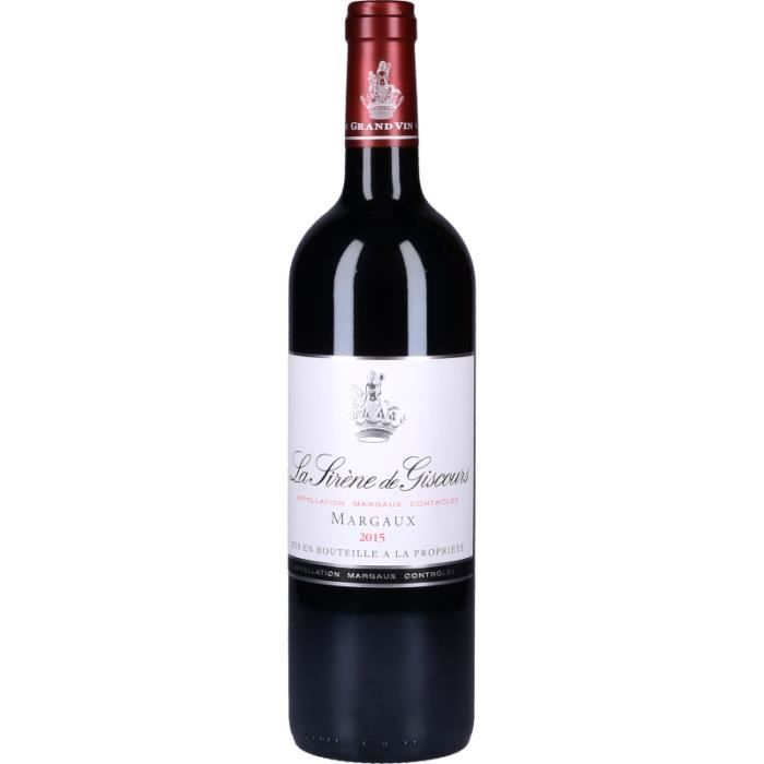 Vin Rouge - La Sirène de Giscours 2015 - Bouteille 75cl