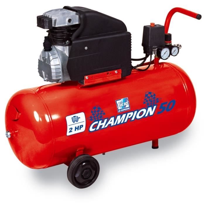 Compresseur 50L horizontal 2CV