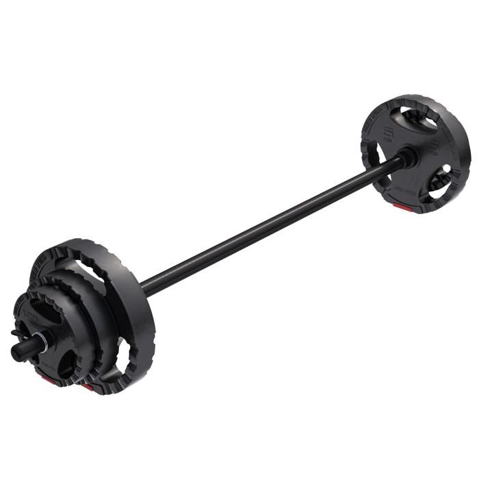 Set d'haltère aérobic de 20 KG (avec disques plastique Grip)