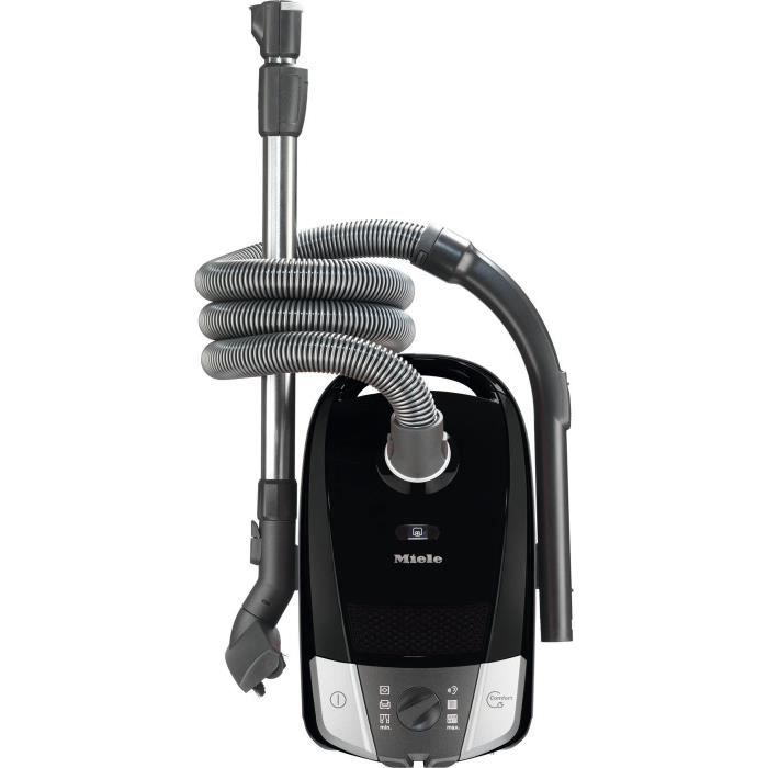MIELE Compact C2 Hardfloor Aspirateur traîneau avec sac- 550 W - Rayon d'action 11 m - Noir