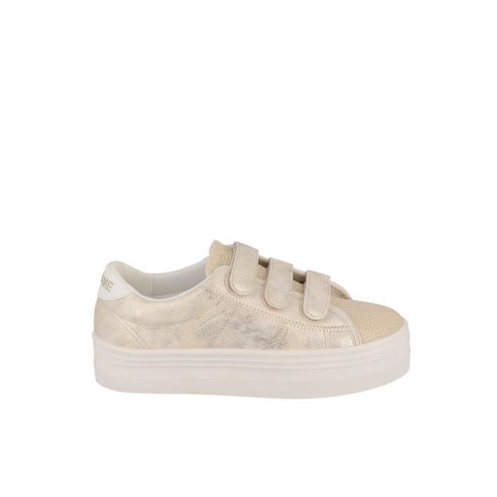 Basket à Scratchs Grosses Semelles Plato M Straps