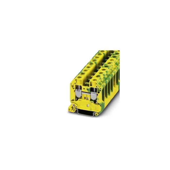 Bloc de jonction pour conducteur de protection Contenu: 50 pc(s) Phoenix Contact UT 16-PE 3044212