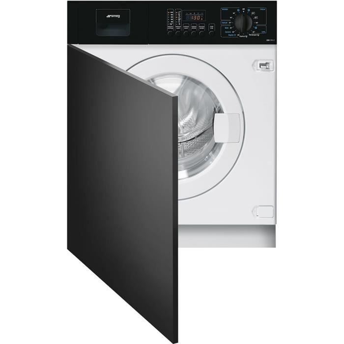 Smeg LBA10N-2 Intégré Charge avant 7kg 1000tr-min A++ Noir, Blanc machine à laver - Machines à laver (Intégré, Charge avant, Noir, B