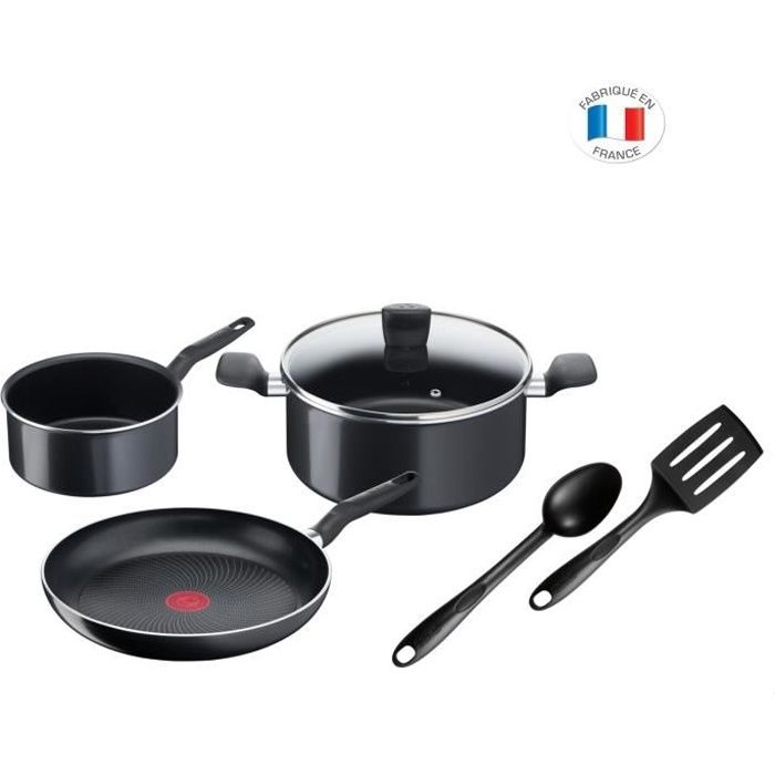 TEFAL C2679002 START'EASY Set 6 pièces revêtement anti-adhésif, compatible tous feux dont induction