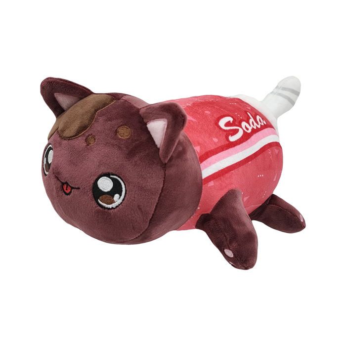 Couché - 23 cm - Poupées de chat noir en peluche pour enfants, Jouet