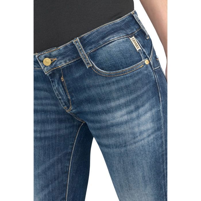 Jean Femme Le Temps Des Cerises - Modèle 'Pulp' Slim Fit Destroy 7/8 - Taille Normale - Neuf Avec étiquettes
