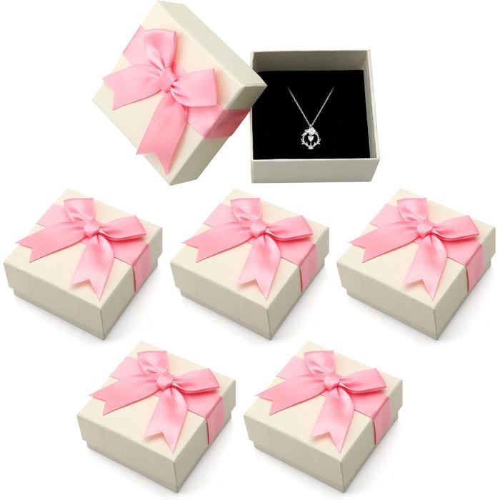 KUMSODE 6 Pièces Boite Cadeau Vide,Boite Cadeau Bijoux,Simple et Pratique, Discret et Unique, Très Approprié pour Le Stockage de Bijoux, ordeaux (8CM* 8CM*2CM KUMSODE 6 Pièces Boite Cadeau Vide,Boite Cadeau Bijoux,Simple et Pratique, Discret et Unique, Très Approprié pour Le Stockage de Bijoux, ordeaux (8CM* 8CM*2CM