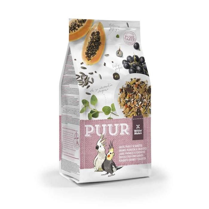 Comparer les prix de WITTE MOLEN PUUR GRANDE PERRUQUE 750 g  nourriture dédiée aux calopsittes cacatoès et autres perroquets australiens