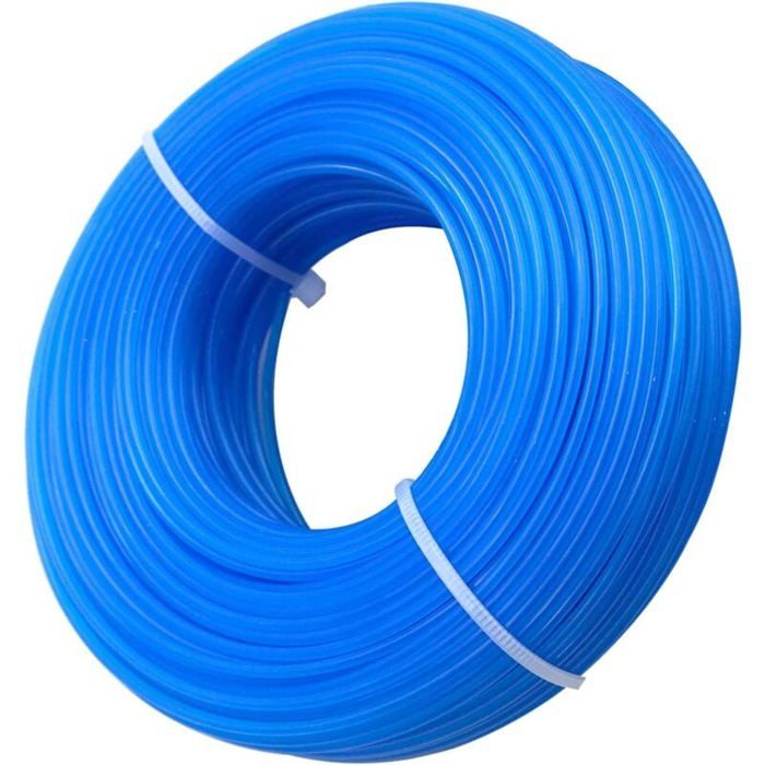 Bobine de Fil Rond en Nylon pour Coupe Bordure débroussailleuse Diamètre 16 mm Longueur 100