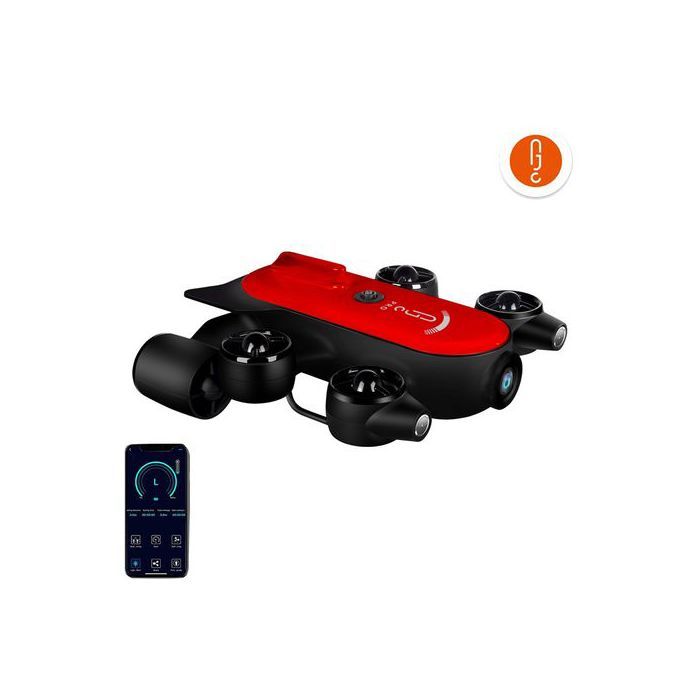 Drone Sous-Marin - GENEINNO - T1-Pro - 4K UHD - Plongée 200m - Télécommandé
