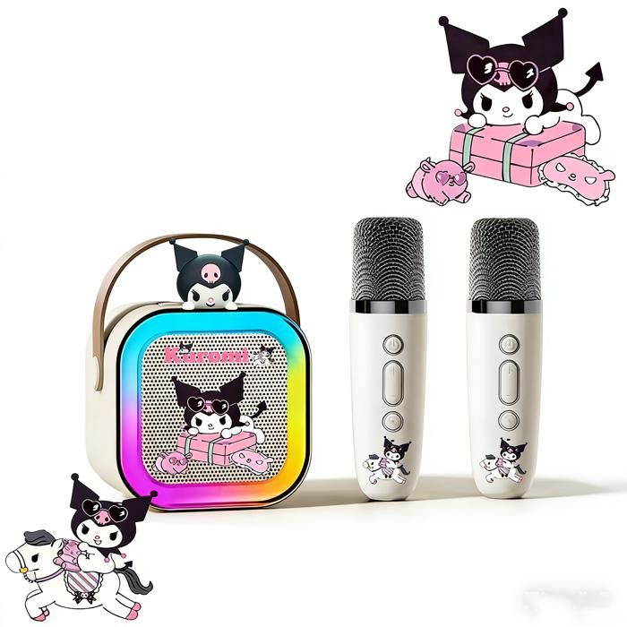 Karaoke Enfant Golden Star | Enceinte Karaoke Bluetooth | Karaoké Enfant 2 Microphones | Enceinte Micro Enfants | Cadeau Enfants - Jeux - Jouets