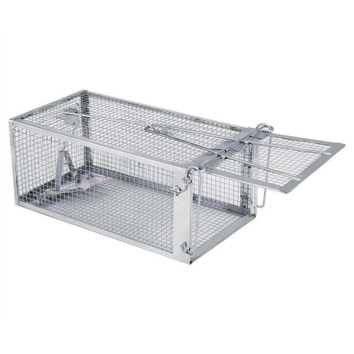 Cage piège à rats 26.2x14x11.4cm petit Animal vivant antiparasitaire rongeur souris contrôle appât capture -SALALIS