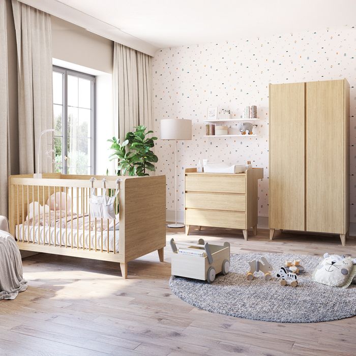Chambre complète 2 portes Vox - Muve - 143 x 75 x 90cm - Bois