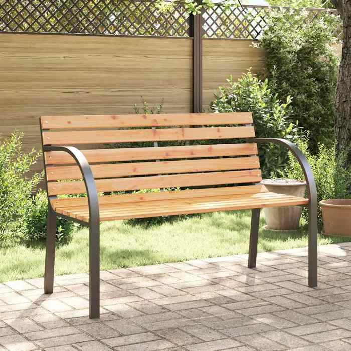 En PromotionBanc de jardin - SHIELD - Meuble dextérieur - Banquette pour balcon pour enfants 81cm bois de pin chinois 2707016