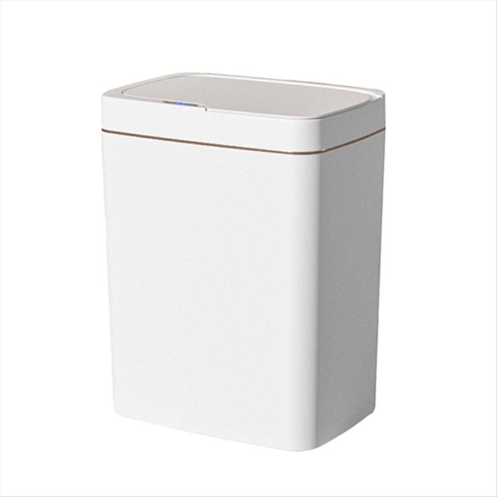 1x poubelle à capteur automatiquePlastiqueBlanc & Or