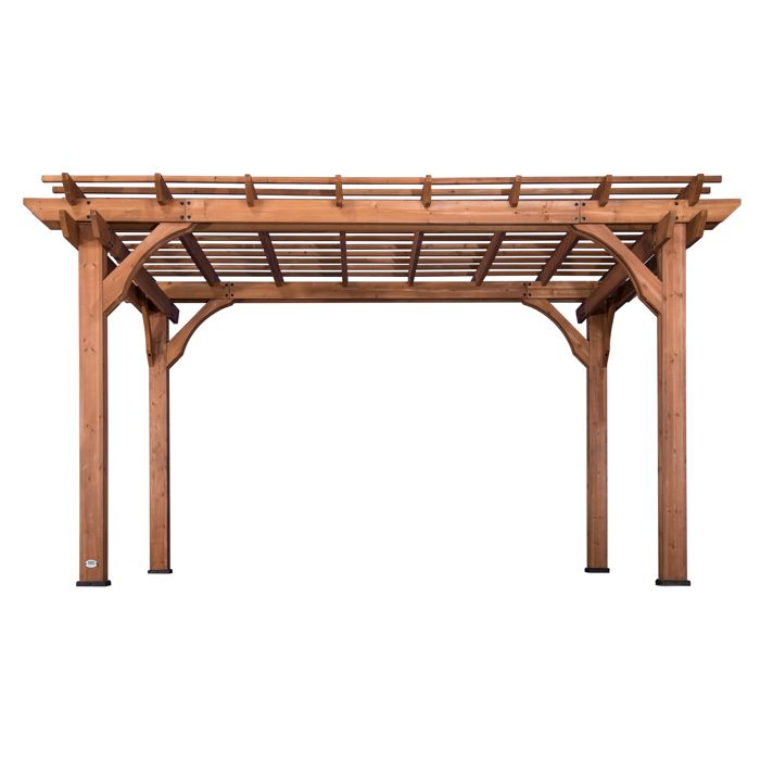 BACKYARD DISCOVERY Pergola, 100 % bois de c&egrave;dre, 305 x 426 cm
