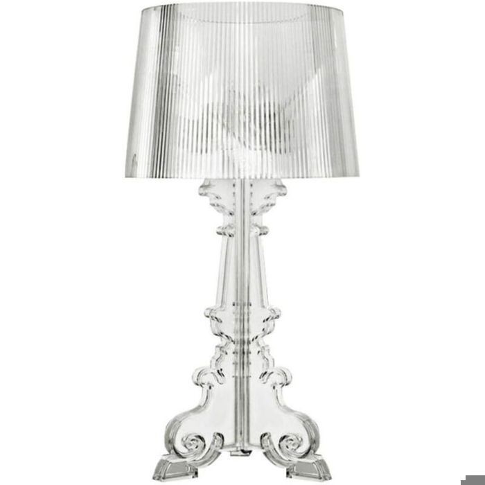 Lampe de Table - Petite Lampe de Salon Design - Bour Transparent - AcryliquePlastique
