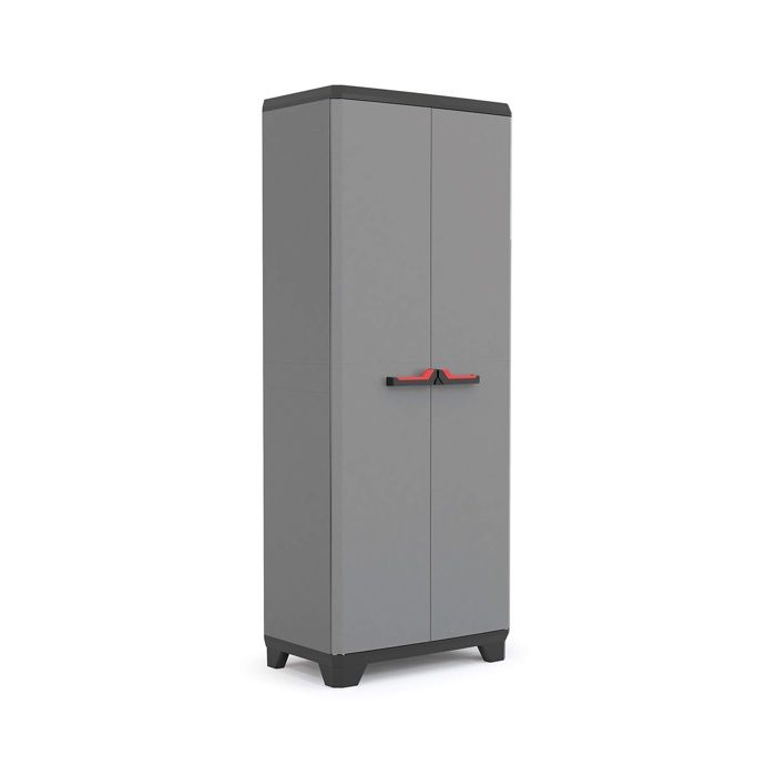 Armoire Utilitaire STILO - Armoire de Rangement en Résine Multifonctions - Étagères et Pieds Ajustables Poigné DESSERTE DE CUISINE
