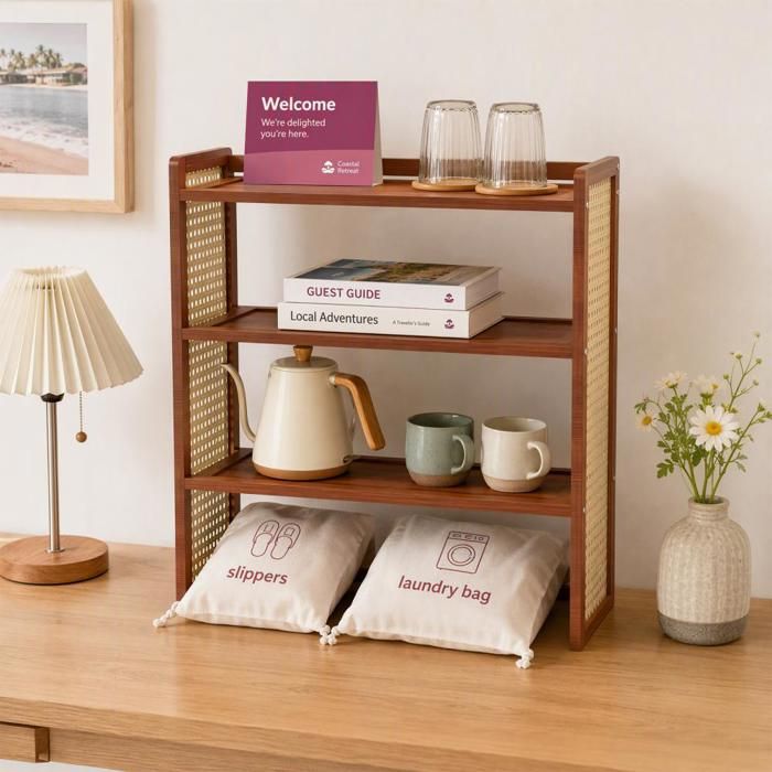 MIPAN.Étagère Bureau À Poser Sur Bureau - 50x20x52cm - Étagère Bureau Compact -Étagère Bureau Rangement -Étagère Bureau MDF