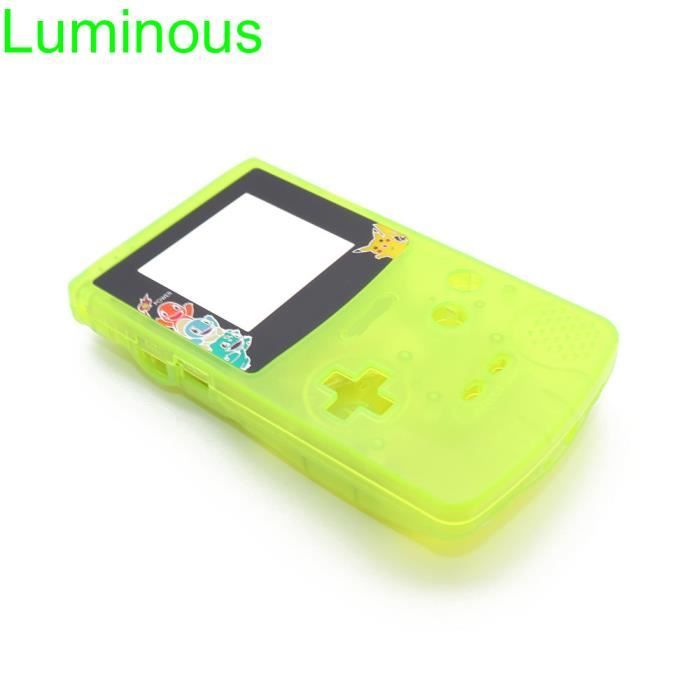 Coque Game Boy Color D'origine - Avec Boutons, Vis Et Caoutchouc, Grise, Occasion