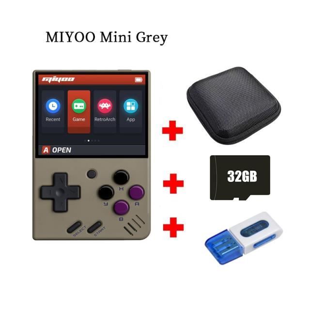 Console Jeu Portable écran IPS Console De Jeu Rétro Portable - Écran IPS 3.5 - 32Go, 11 Émulateurs - Batterie 2000mAh - Sortie TV & Multijoueur