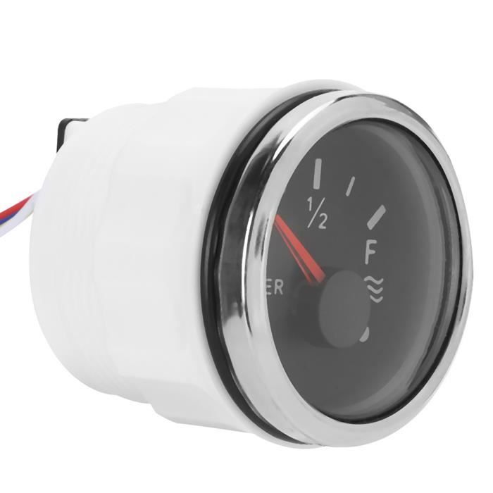 Jauge De Niveau D'eau Numérique 52mm Pour Réservoir - 12V/24V, étanche IP67 - Pour Voiture, Bateau, Machine